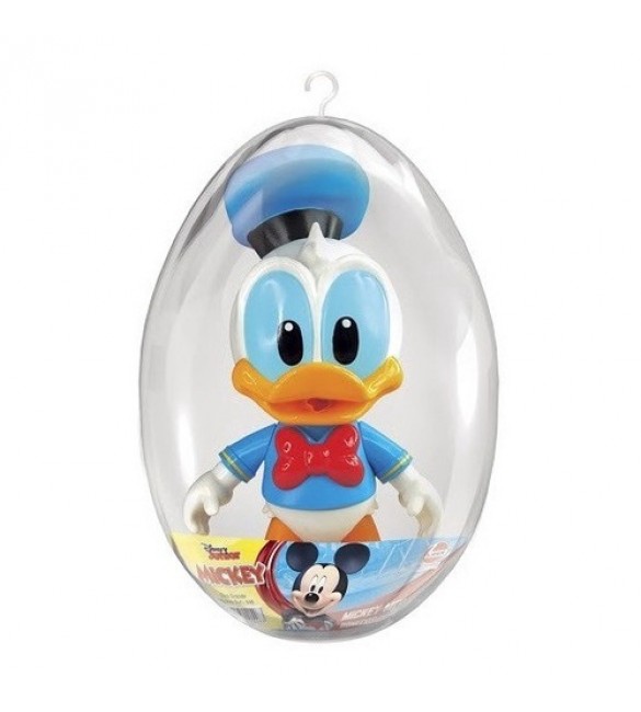 Boneco Agarradinho Pato donald  no Ovo pequeno Disney 8 cm - Lider